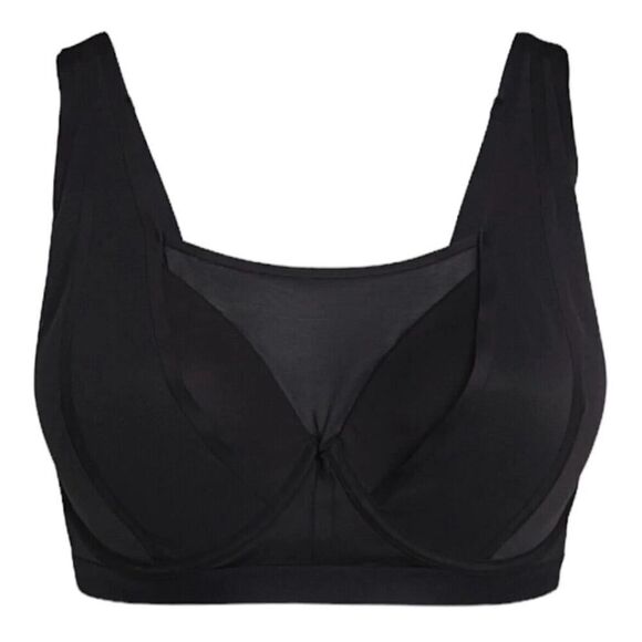 Adidas X 11 Honore Training Sports Bra Underwire Rare HI5647 Black NWT US 46C - Picture 1 of 8